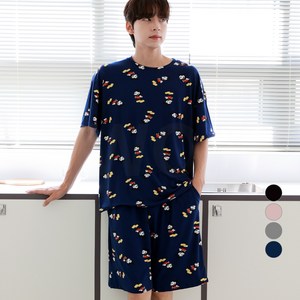 투와이 디즈니 남녀공용 피치 반팔 파자마 상하세트 DF284