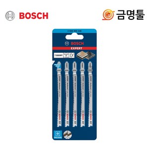 보쉬 T308BFP 목재용 직소날 1판 5pcs T308BOF 후속 하드우드용 EXPERT 직쏘날, 1개