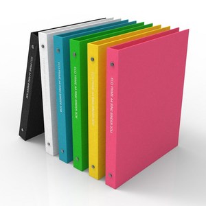 인터탑 플랜 프라임 에코 바인더 3공 O링 A4 2cm/3cm /A5 2cm /B5 2cm, 노랑, A4 2cm