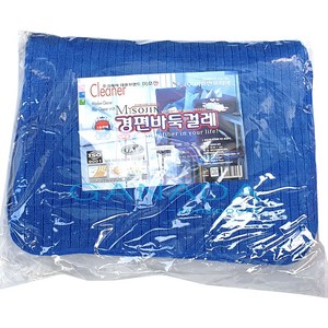 가나다용품 AA608 다크블루 경편바둑이40 X 60cm-20장-1봉 파랑걸레 손걸레 세차 학교 카페 사무실 건물 빌딩 전문청소손걸레 학교납품 청색걸레, 1개