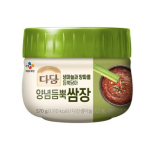 CJ 다담 양념듬뿍쌈장 570g, 3개