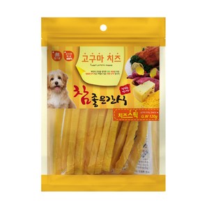 펫더맨 강아지 참좋은간식 고구마치즈, 치즈스틱맛, 120g, 10개