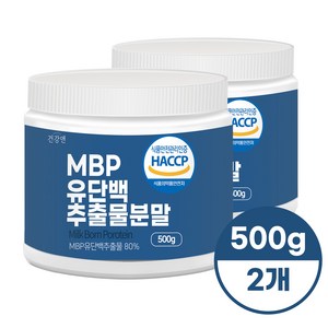 MBP 엠비피 프리미엄 유단백추출물 분말 500g, 2개