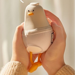 온리브 충전식 손난로 전기 핫팩 보조배터리 휴대용 오리빵댕이 4000mAh