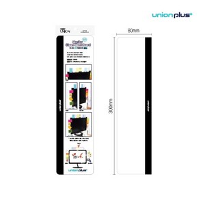 유니온플러스 모니터 클린 메모보드 투명 아크릴 모니터 양쪽 상단 메모보드