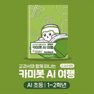 카미봇 파이 AI 여행(초등 1~2학년)교과융합교재, 1개