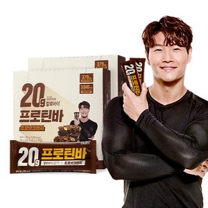 칼로바이 프로틴바 초코넛크런치 고단백 간식 단백질 에너지바 랜덤발송, 2개, 330g