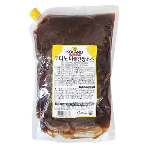 조흥 코다노 마늘간장소스, 2kg, 1개