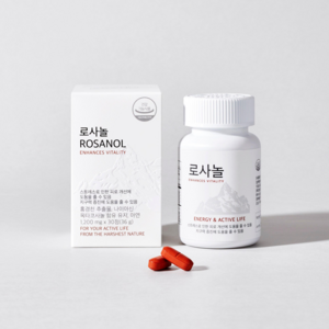 로사놀 스트레스 피로 개선 & 지구력 영양제 1200mg, 1개, 30정