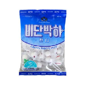 크라운 비단박하캔디, 400g, 1개