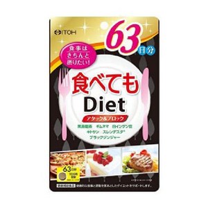 ITOH 이토한방제약 먹어도(다베테모)다이어트 63일분 우롱차추출물 덱스트린 키토산 [다이어트보조식품], 378정, 1개