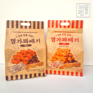 명가 꽈배기 참깨 500g + 흑당 500g, 1세트, 1000mg
