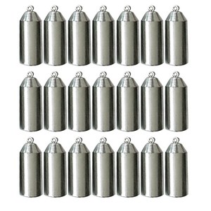 디엠피싱 대용량 친환경 회전고리 강철봉돌 추, 1세트, 21개입