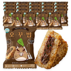 오꾸밥 소불고기 주먹밥, 100g, 20개