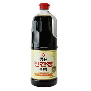 샘표 진간장 금 F3, 1.7L, 1개