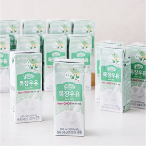 자연드림 목장우유, 24개, 190ml