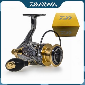 Daiwa New All Metal (CODEK ) 낚시 릴 15Kg 최대 드래그 파워 스피닝 휠 낚시 코일 얕은 스풀 모든 물에 적합, [01] 금, [06] 7000의 시리즈, 금