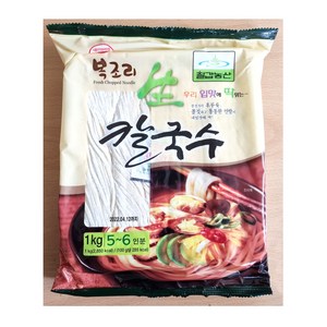 칠갑농산 복조리 생칼국수 1kg(약6인분) X 10개입 BOX, 단품/단품, 1kg, 10개