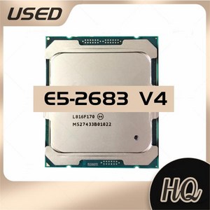 제온 E5 2683 V4 SR2JT 14 nm 16 코어 32 스레드 2.1GHz 40MB 120W LGA2011-3 E5 2683 V4, 1개