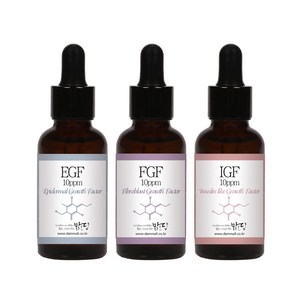 맑을담 EGF FGF IGF 10ppm 3종세트 30ml 앰플 원액, EGF+FGF+IGF 10ppm 30ml, 1세트