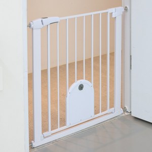 21세기트랜드 펫파크 투도어 안전문 펫도어 반려동물, 투도어 본품 화이트, 1개