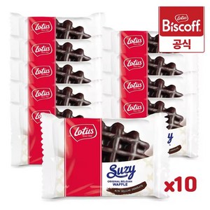 로투스 벨기에 와플 초코 57g, 10개