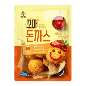 CJ 꼬마 돈까스, 400g, 4개