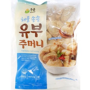 두솔식품 유부주머니(두솔 해물송송 500g)X4 업소 유부주머니, 4개, 500g