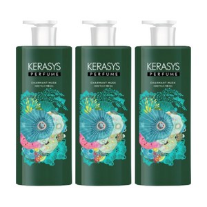 케라시스 샤르망 머스크 퍼퓸 린스, 600ml, 3개