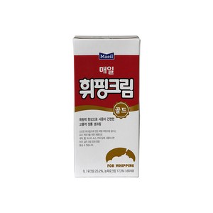 매일 냉장 휘핑크림 골드 1L, 1개