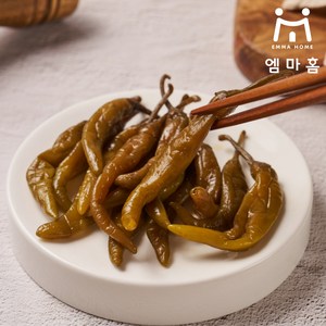 [엠마홈] 밥도둑 반찬 아삭 고추장아찌 국내가공, 1개, 1kg