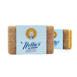 NELLIE'S 넬리 내추럴 키친 수세미 천연 2개입, 2개