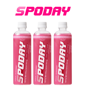 스포데이 크레이지 피치향 프리미엄 스포츠 이온음료 500ml 20PET / 음료수 / 이온음료 / 스포츠음료, 20개