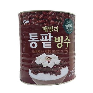 CW/청우 패밀리 통팥빙수 3kg/빙수팥, 3kg, 4개