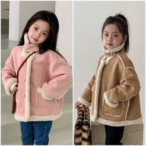 소미네 아기무스탕자켓 유아 핑크 여아 무스탕 아동 가을 코트 겨울 키즈 남아 재킷