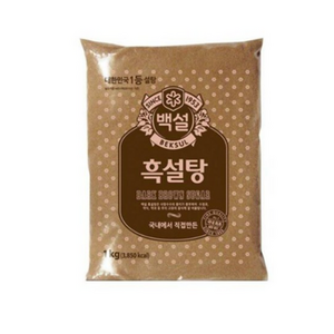 백설 흑설탕, 1kg, 7개