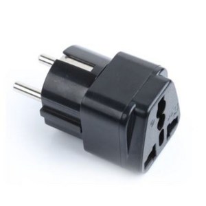 돼지코 고급형 변환어댑터 멀티 플러그 220v 110v 변환 한국형 샤오미 다이슨 직구용, 화이트, 1개