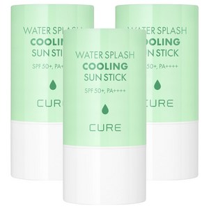 김정문알로에 큐어 워터 스플래쉬 쿨링 선스틱 SPF50+ PA++++