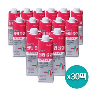 뉴케어 혈압플랜 120팩 200ml 30팩 4BOX 든든한, 30개