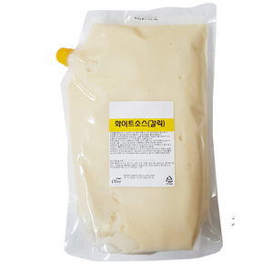 화이트갈릭소스 2kg 대용량 업소용 식당용 갈릭햄버거 샐러드 샌드위치 감자튀김 버터갈릭소스, 1개