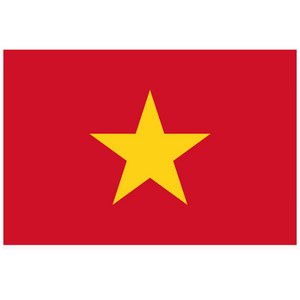 90x60 중형 베트남 국기 vietnam flag, 1개, 네이비