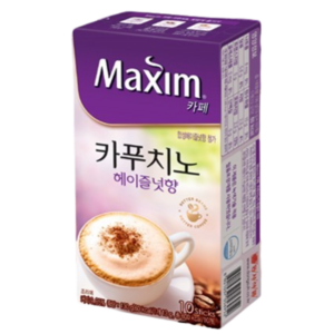 맥심 카페 카푸치노 헤이즐넛, 13g, 10개입, 6개