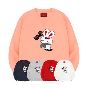 엘라모 3M 부클래빗 맨투맨 남녀공용 빅사이즈 S~4XL