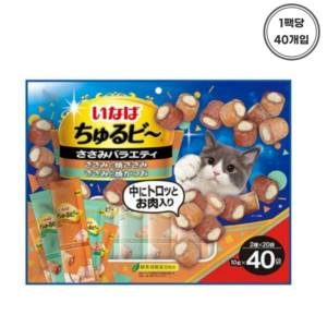 이나바 고양이 츄르비 10g, 01. Chicken (닭가슴살 버라이어티), 1개