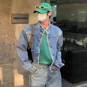 [당일출고/초저가/주문폭주] 태슬 포켓 데끼 크롭 데미지 워싱 오버핏 청자켓