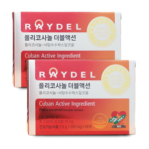 레이델 폴리코사놀 더블액션 200 mg X 28정, 2개