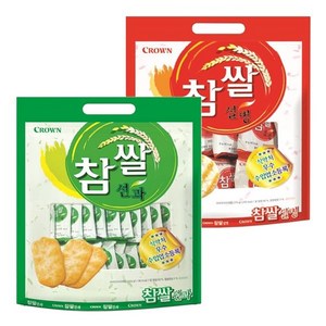 크라운 참쌀 설병선과 2팩 523g, 2개