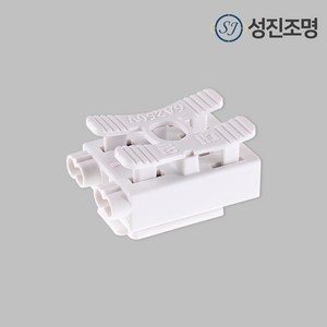 성진조명 전선 전원 연결단자 전선커넥터, 연결단자_2P(누름형), 1개