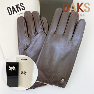[정품] 닥스 남성 가죽장갑 고급 양가죽 천연가죽 선물포장 쇼핑백포함
