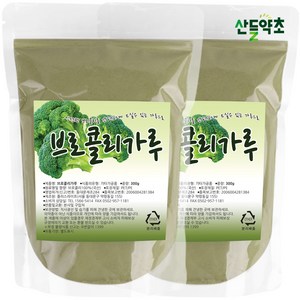 국내산 브로콜리 가루 분말 300gx2팩, 300g, 2개